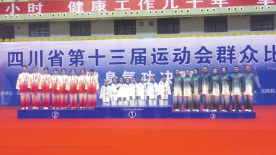 我市获省运会群众项目健身气功比赛铜牌