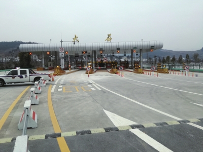 广陕广巴高速大石互通连接线即将通车