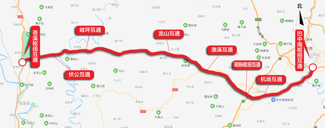 巴凭高速公路图图片