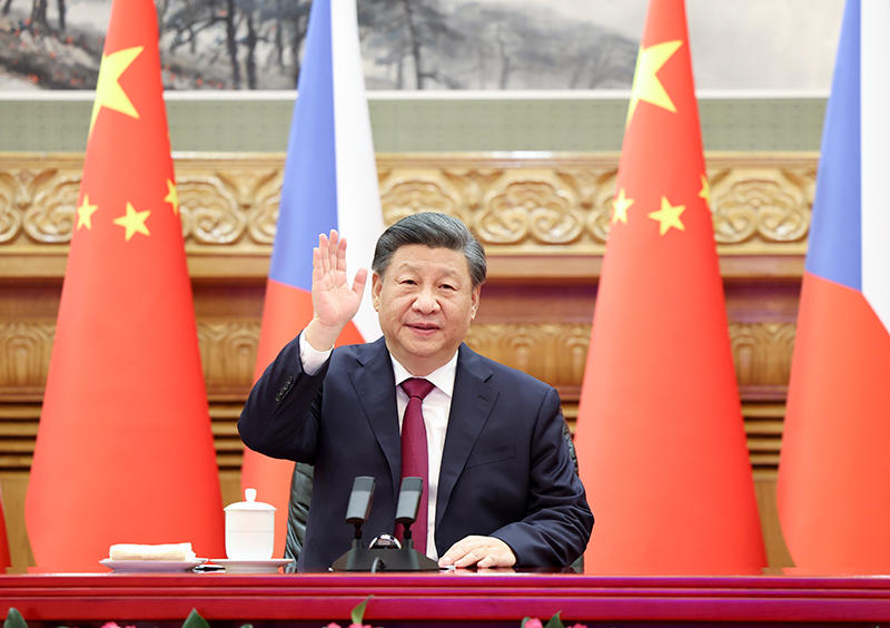 习近平同捷克总统泽曼举行视频会晤「相关图片」