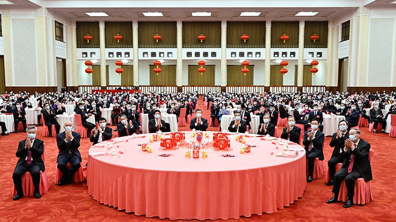 中共中央国务院举行春节团拜会 习近平发表讲话「相关图片」
