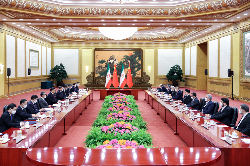 习近平同伊朗总统莱希举行会谈「相关图片」