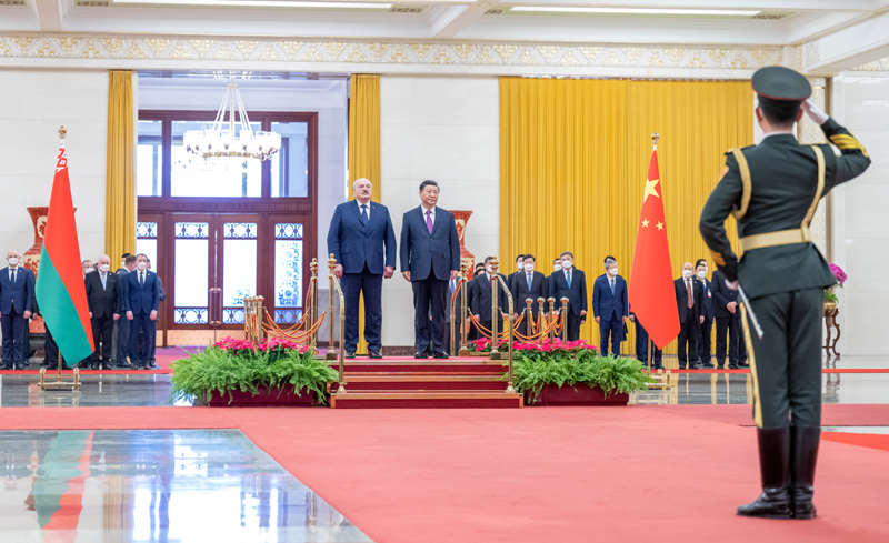 习近平同白俄罗斯总统卢卡申科举行会谈「相关图片」