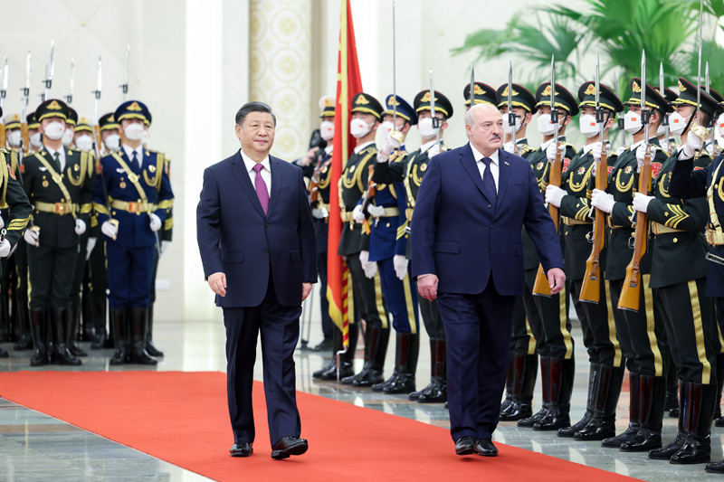 习近平同白俄罗斯总统卢卡申科举行会谈「相关图片」