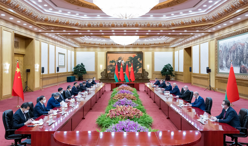 习近平同白俄罗斯总统卢卡申科举行会谈「相关图片」