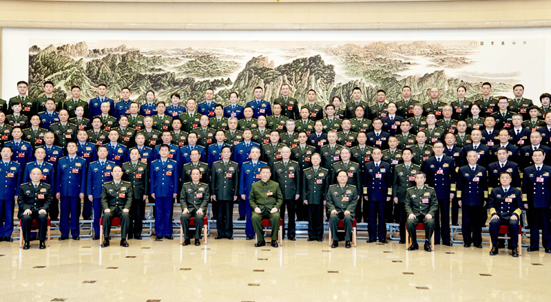 习近平在出席解放军和武警部队代表团全体会议时强调 统一思想认识 强化使命担当 狠抓工作落实 努力开创一体化国家战略体系和能力建设新局面「相关图片」