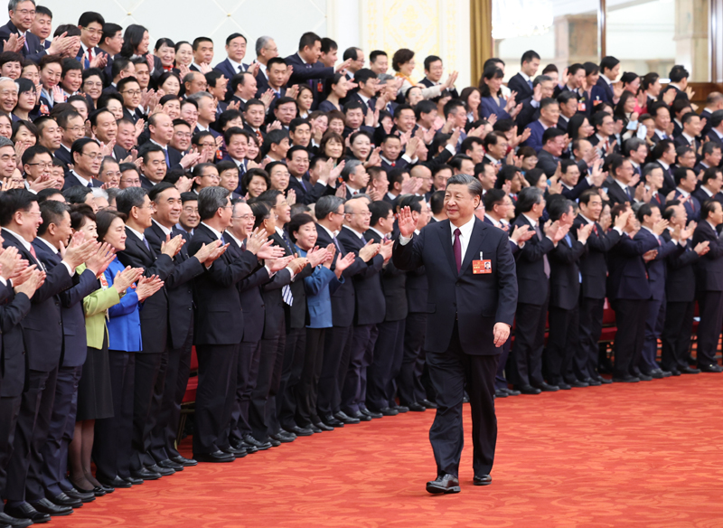 十四届全国人大一次会议在京闭幕「相关图片」