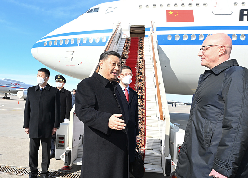 习近平抵达莫斯科开始对俄罗斯进行国事访问「相关图片」