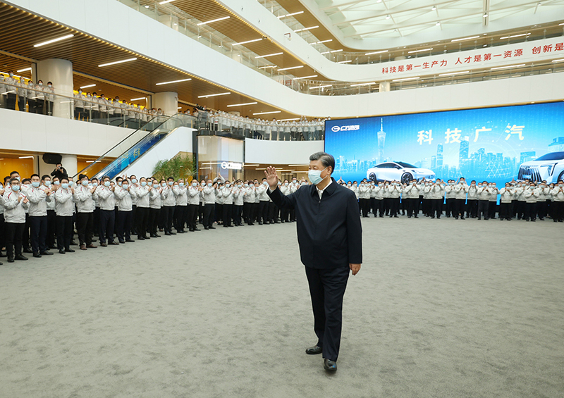 习近平在广东考察时强调 坚定不移全面深化改革扩大高水平对外开放 在推进中国式现代化建设中走在前列 蔡奇陪同考察「相关图片」