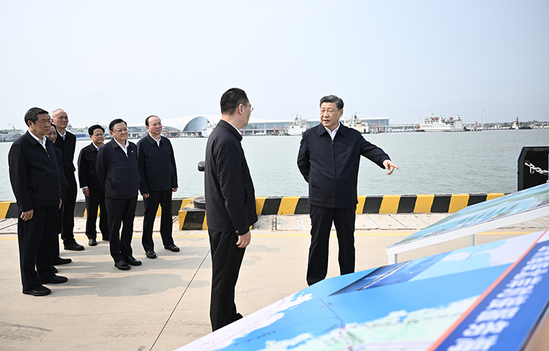 习近平在广东考察时强调 坚定不移全面深化改革扩大高水平对外开放 在推进中国式现代化建设中走在前列 蔡奇陪同考察「相关图片」