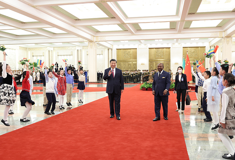 习近平同加蓬总统邦戈举行会谈「相关图片」