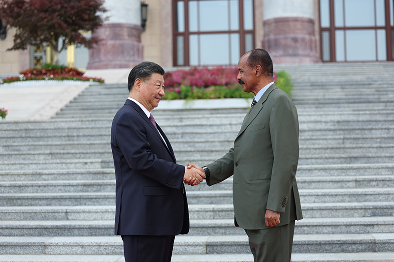 习近平同厄立特里亚总统伊萨亚斯举行会谈「相关图片」