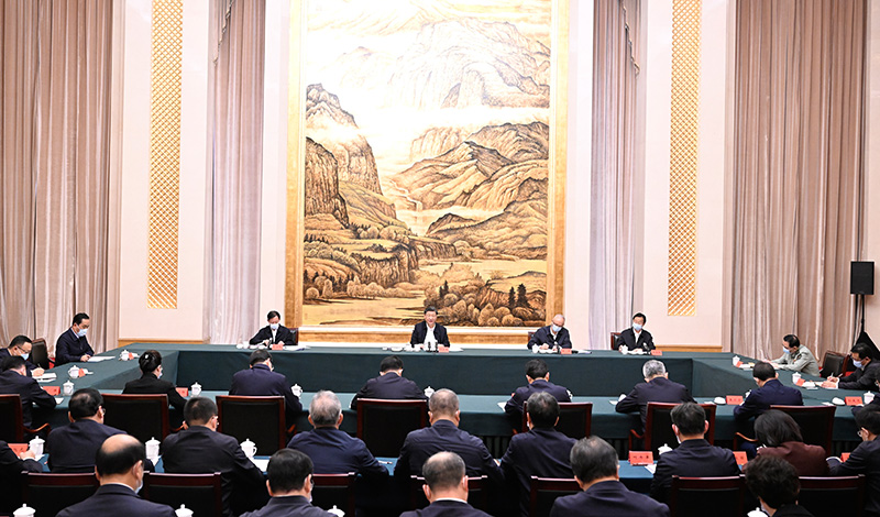 习近平听取陕西省委和省政府工作汇报「相关图片」