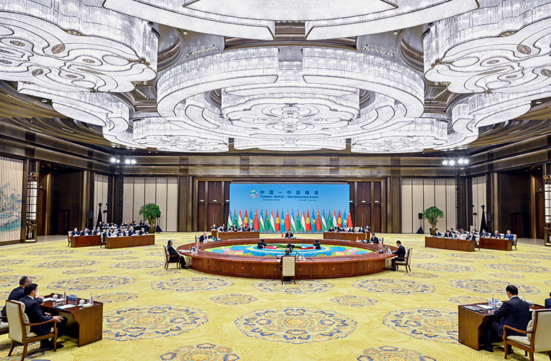 习近平主持首届中国－中亚峰会并发表主旨讲话 强调携手建设守望相助、共同发展、普遍安全、世代友好的中国－中亚命运共同体「相关图片」