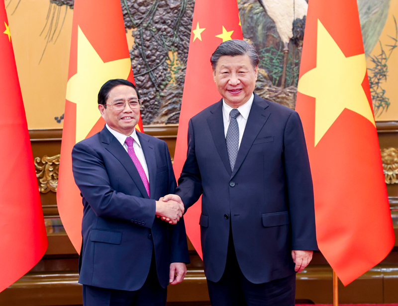 习近平会见越南总理范明政「相关图片」