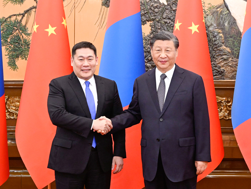 习近平会见蒙古国总理奥云额尔登「相关图片」