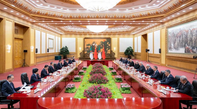 习近平同阿尔及利亚总统特本会谈「相关图片」