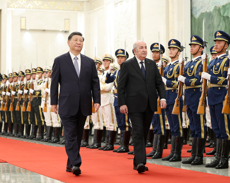 习近平同阿尔及利亚总统特本会谈「相关图片」