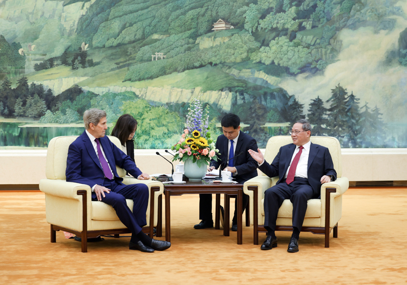 李强会见美国总统气候问题特使克里「相关图片」