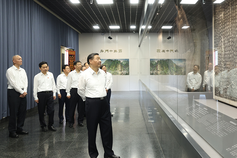 习近平在四川考察时强调 推动新时代治蜀兴川再上新台阶 奋力谱写中国式现代化四川新篇章 返京途中在陕西汉中考察「相关图片」