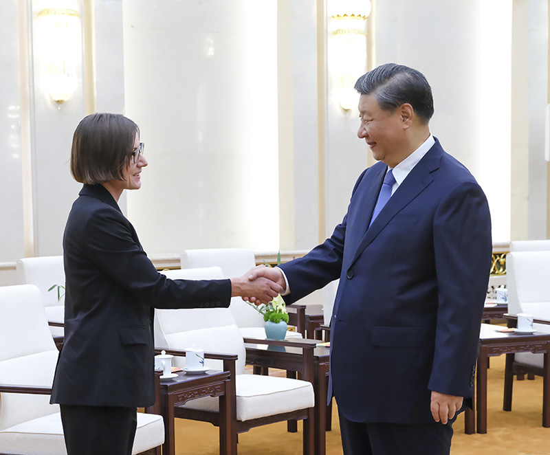 习近平会见红十字国际委员会主席斯波利亚里茨「相关图片」