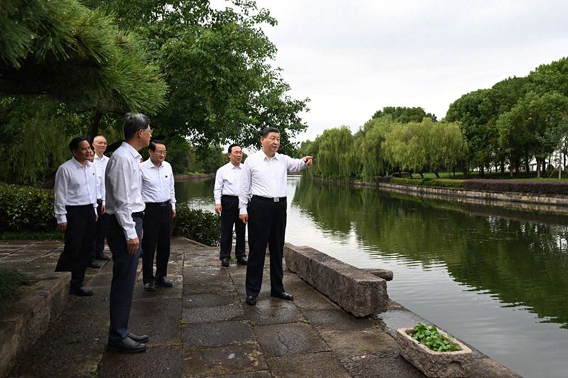 习近平在浙江绍兴市考察调研「相关图片」