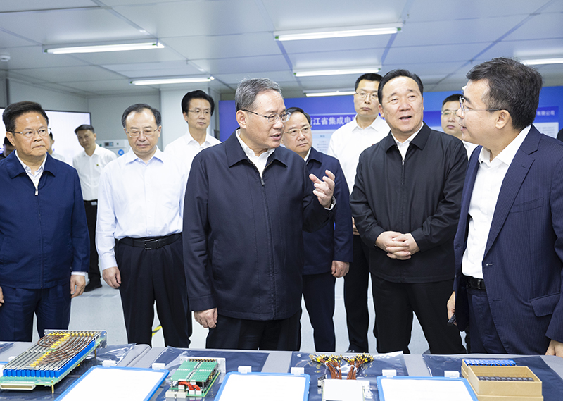 李强在浙江调研时强调 在加快数字化转型中塑造高质量发展新动能新优势「相关图片」