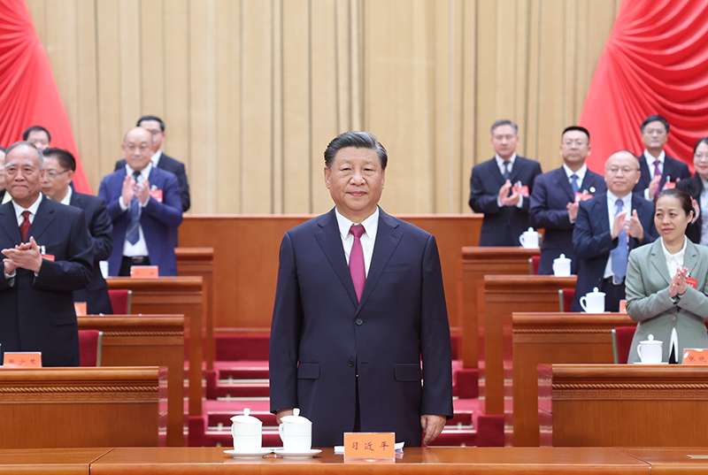 中国工会第十八次全国代表大会在京开幕 习近平赵乐际王沪宁丁薛祥李希到会祝贺 蔡奇代表党中央致词「相关图片」