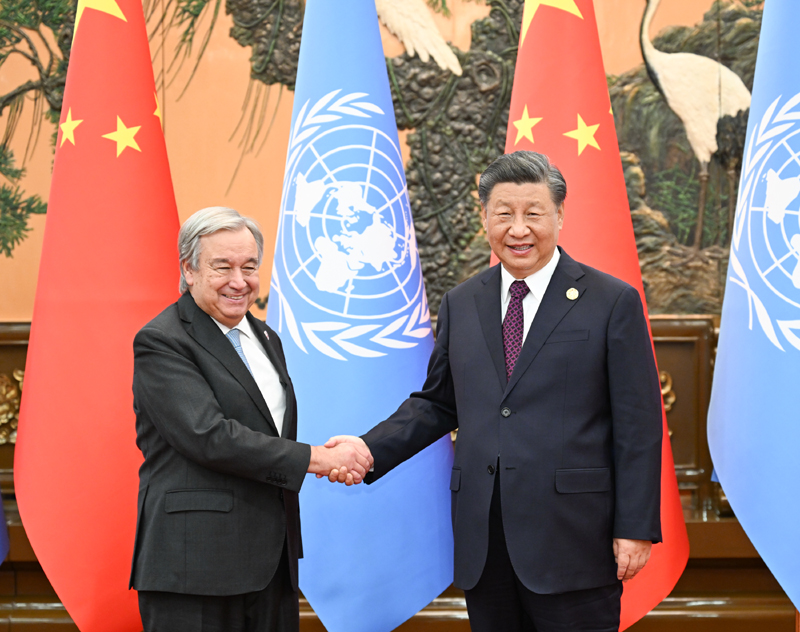 习近平会见联合国秘书长古特雷斯「相关图片」