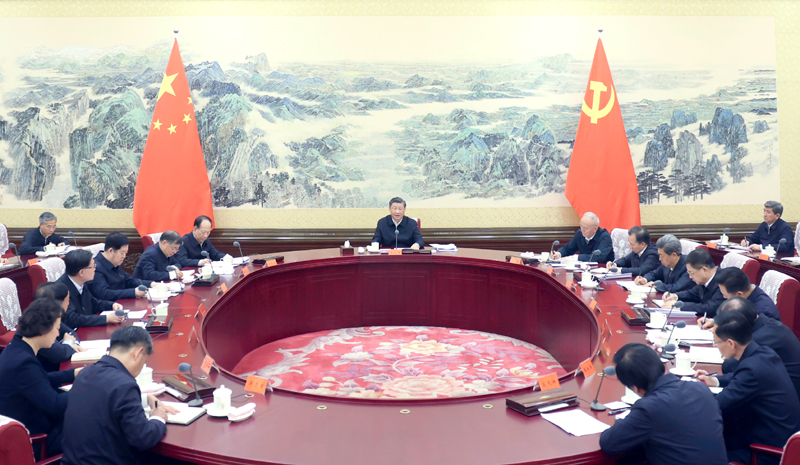 习近平在同中华全国总工会新一届领导班子成员集体谈话时强调 坚持党对工会的全面领导 组织动员亿万职工积极投身强国建设民族复兴伟业 蔡奇出席「相关图片」