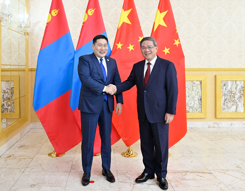 李强会见蒙古国总理奥云额尔登「相关图片」