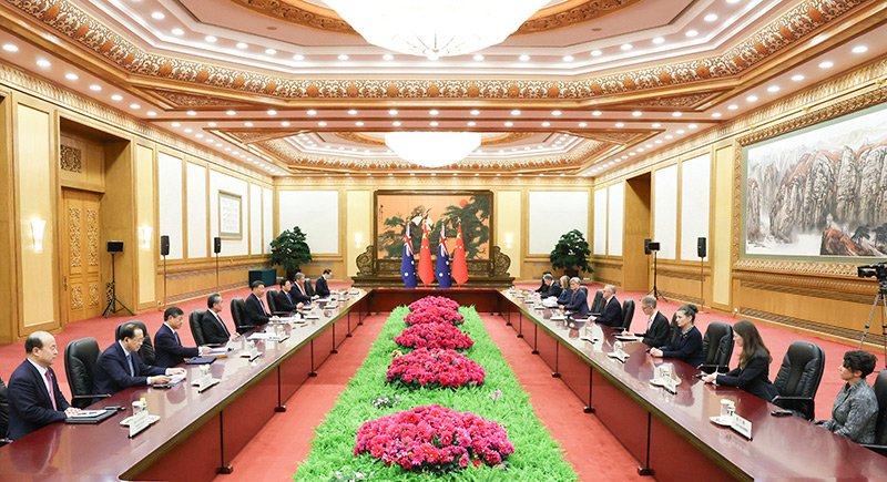 习近平会见澳大利亚总理阿尔巴尼斯「相关图片」