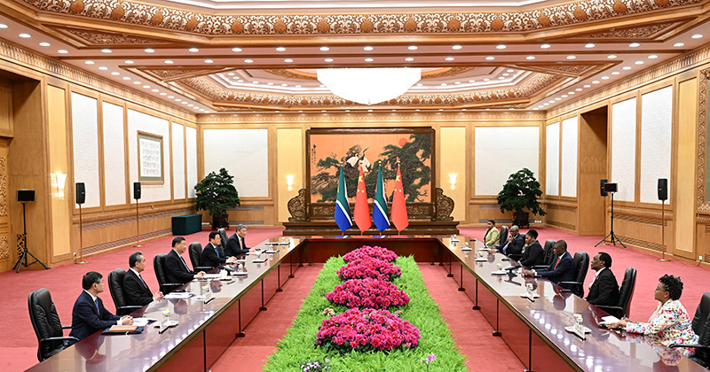 习近平会见南非副总统马沙蒂莱「相关图片」