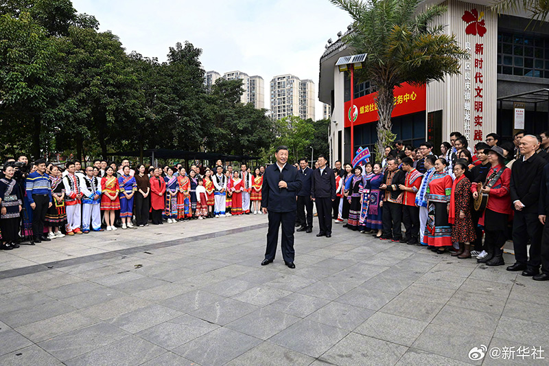 习近平在广西南宁市考察调研「相关图片」