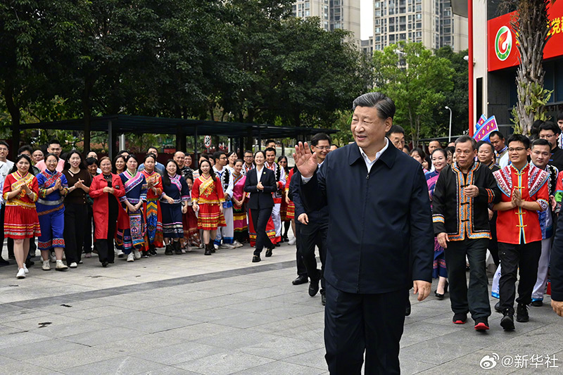 习近平在广西南宁市考察调研「相关图片」
