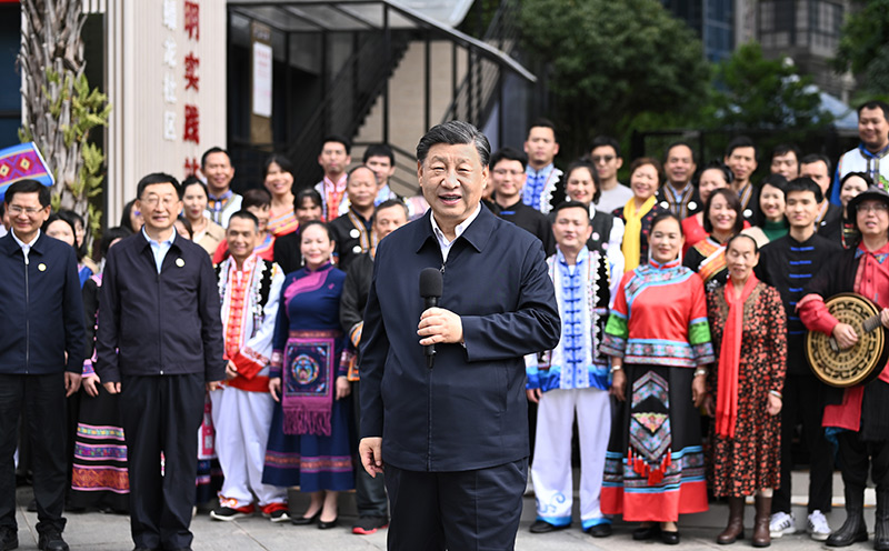 习近平在广西考察时强调 解放思想创新求变向海图强开放发展 奋力谱写中国式现代化广西篇章 蔡奇陪同考察「相关图片」