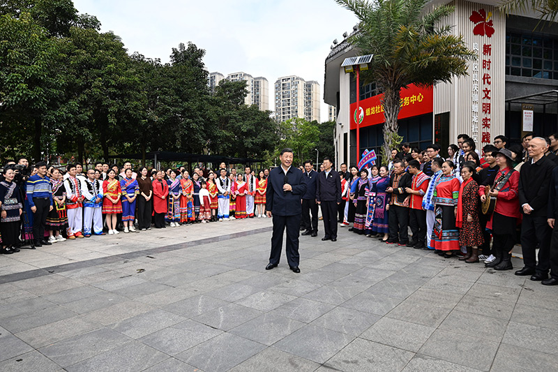 习近平在广西考察时强调 解放思想创新求变向海图强开放发展 奋力谱写中国式现代化广西篇章 蔡奇陪同考察「相关图片」