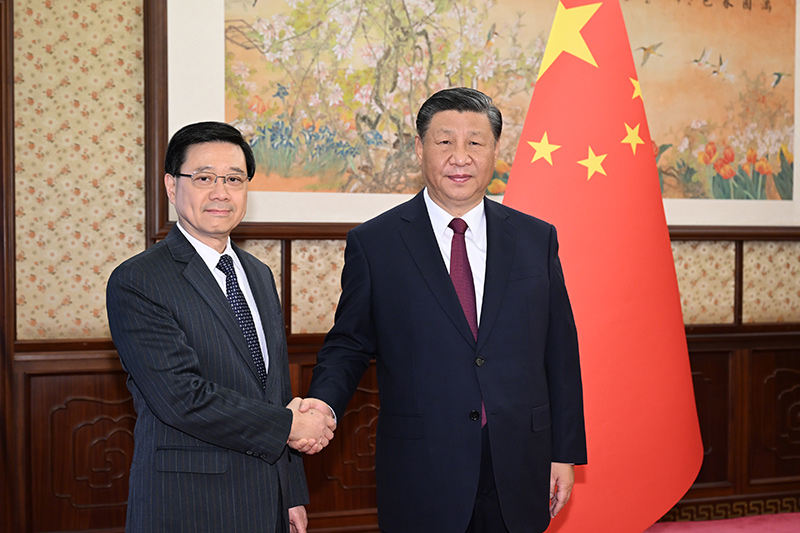 习近平听取李家超述职报告「相关图片」