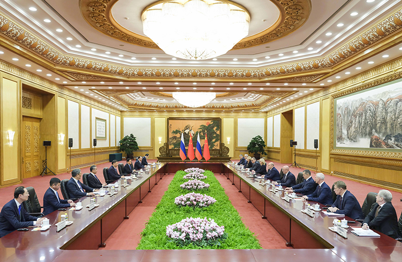 习近平会见俄罗斯总理米舒斯京「相关图片」