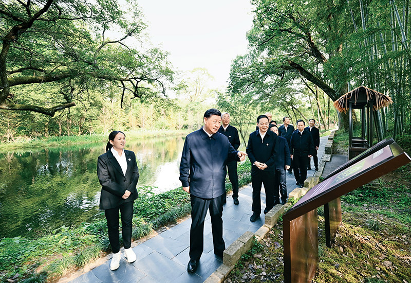 习近平：以美丽中国建设全面推进人与自然和谐共生的现代化「相关图片」