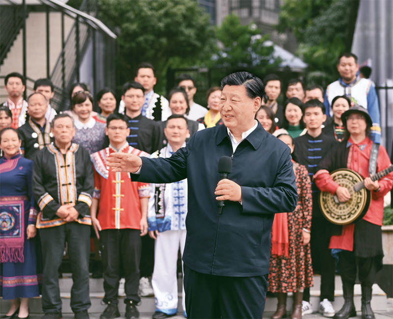 习近平：铸牢中华民族共同体意识 推进新时代党的民族工作高质量发展「相关图片」