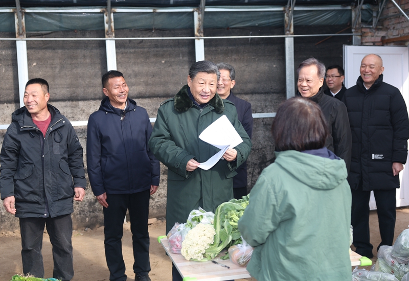 习近平春节前夕赴天津看望慰问基层干部群众 向全国各族人民致以美好的新春祝福 祝各族人民幸福安康 祝伟大祖国繁荣昌盛 蔡奇陪同考察「相关图片」