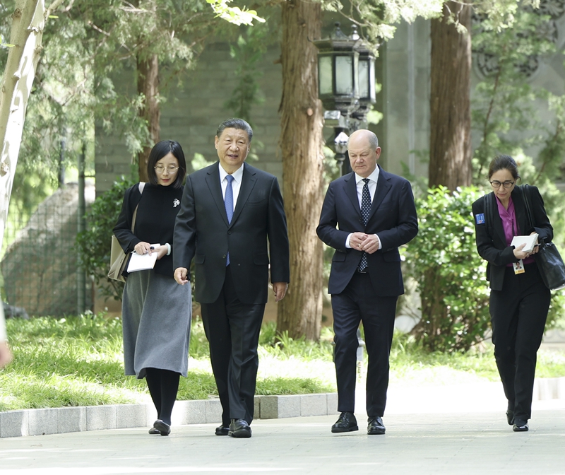 习近平会见德国总理朔尔茨「相关图片」